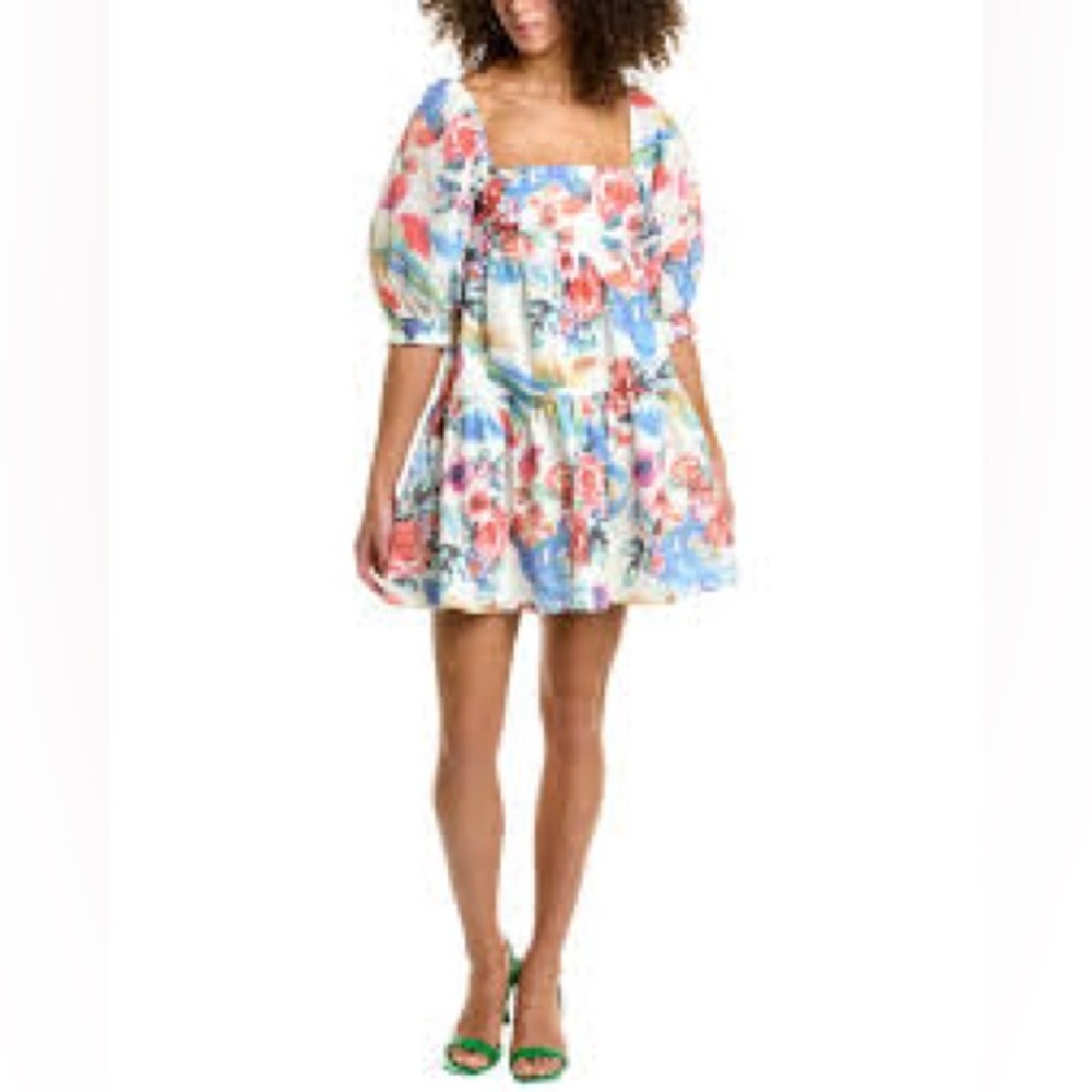 Amanda Uprichard Floral Mini Dress - Multicolor